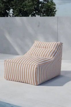 Nohr Outdoor Loungestoel Carlson kleur Gestreept Peach
