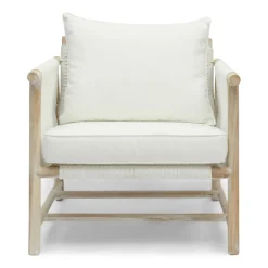 New Rivièra Maison Outdoor Loungestoel Saint Tropez Teakhout en touw