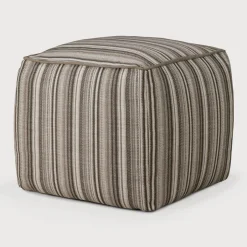 Clearance Ethnicraft Outdoor Poef Zahara Stripe