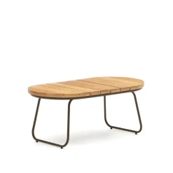 Sale Kave Home Outdoor Salontafel Salguer Acaciahout, 100 x 50cm