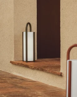 Online Kave Home Outdoor Vloerlamp Leros Oplaadbaar