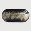 Clearance Ethnicraft Ovaal Dienblad Organic 71 x 36cm, kleur Zwart