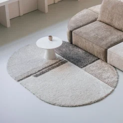 Sale Zuiver Ovaal Vloerkleed Zest kleur Bruin