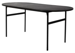 Best ZILT Ovale Eettafel Aditya 180 x 80cm, kleur Zwart