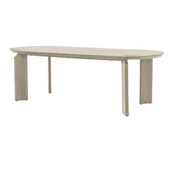 Outlet Tower Living Ovale Eettafel Allure Eiken, kleur Whitewash