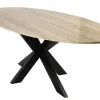 New Richmond Interiors Ovale Eettafel Avalon Travertin, 230 x 115cm