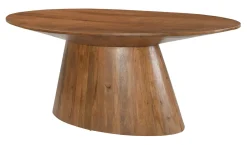 Discount Artistiq Living Ovale Eettafel Elicia Mangohout, 210 x 100cm