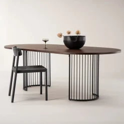 New Nohr Ovale Eettafel Emmauel MDF, 220 x 110cm