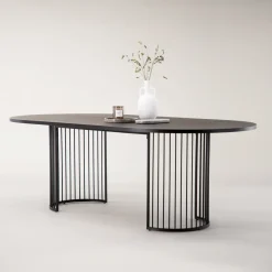 New Nohr Ovale Eettafel Emmauel MDF, 220 x 110cm