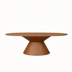 Discount LABEL51 Ovale Eettafel Jagger l Mangohout, 240 x 110cm Nature