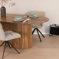 Best Sohome Ovale Eettafel Olav Mangohout, kleur Bruin
