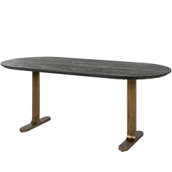 Discount Richmond Interiors Ovale Eettafel Revelin Mangohout