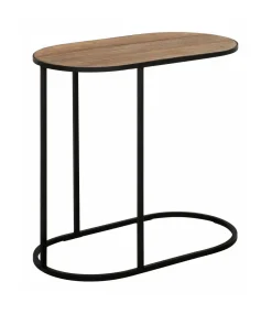 Outlet DTP Home Ovale Laptoptafel Terra Teakhout, 65 x 35cm