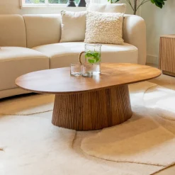 Sohome Ovale Salontafel Olav Mangohout, 120 x 70cm