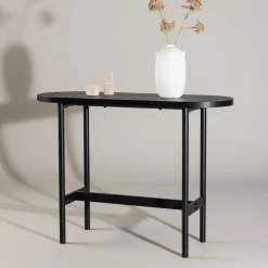 Sale Nohr Ovale Sidetable Derron 110cm, kleur Zwart