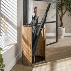 Outlet LifestyleFurn Paraplubak Sharmila Mangohout Massief mango zand