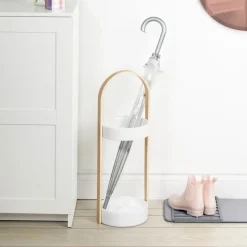 Outlet Umbra Parapluhouder Bellwood Wit/Naturel