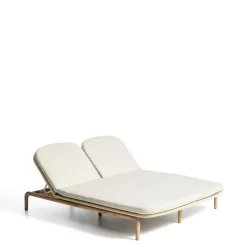 Discount Kave Home 2-persoons Ligbed Alipa Acaciahout en touw