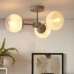 New it's about RoMi Plafondlamp Aspen 3-lamps Wit