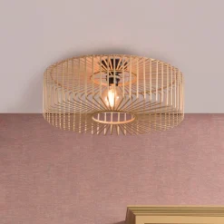 Sale GOOD&MOJO Plafondlamp Bromo Rond, Bamboe Naturel