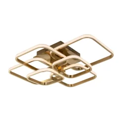 Outlet Richmond Interiors Plafondlamp Cailey LED, kleur Goud