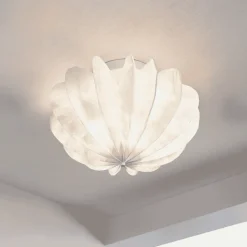 Clearance WOOOD Plafondlamp Dalia Papier, 40cm Wit