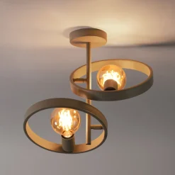 Best LifestyleFurn Plafondlamp Homer 2-lamps