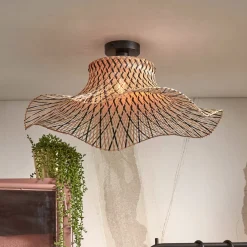 Outlet GOOD&MOJO Plafondlamp Ibiza Bamboe, 65cm
