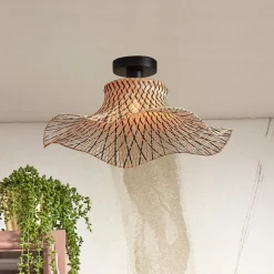 Hot GOOD&MOJO Plafondlamp Ibiza Bamboe, 50cm