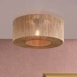 GOOD&MOJO Plafondlamp Iguazu Jute Naturel