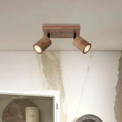 Hot GOOD&MOJO Plafondlamp Java Spot, 2-lamps, Bamboe