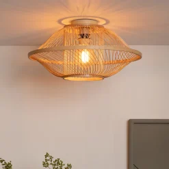 Clearance GOOD&MOJO Plafondlamp Maui Bamboe, kleur Naturel