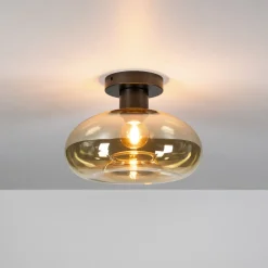Discount LifestyleFurn Plafondlamp Montrell glas Amber