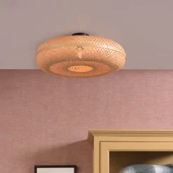 GOOD&MOJO Plafondlamp Palawan 60cm, Bamboe Naturel
