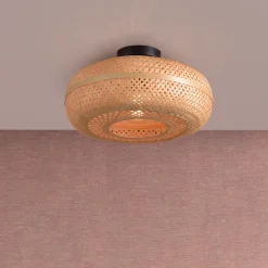 GOOD&MOJO Plafondlamp Palawan 40cm, Bamboe Naturel