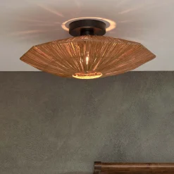 Discount GOOD&MOJO Plafondlamp Panama Raffia, kleur Bruin