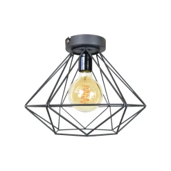 Clearance Urban Interiors Plafondlamp Wire Ø33cm, kleur Vintage Black