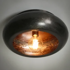 New LifestyleFurn Plafondlamp Yamil kleur Zwart nikkel