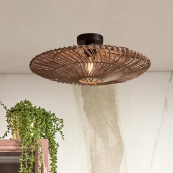 Best GOOD&MOJO Plafondlamp Zanzibar Rotan, 55cm