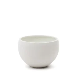 New Kave Home Plantenpot Grau kleur Wit