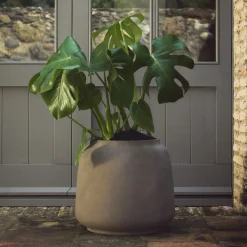 Online Kave Home Plantenpot Lira Terracotta look