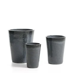 New Kave Home Plantenpot Rotja Set van 3 stuks, Terracotta