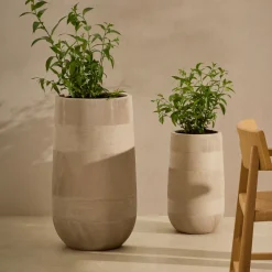 Best Kave Home Plantenpot Tival Set van 2 stuks, 56cm