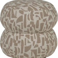 Sale WOOOD Poef Anic Grafisch patroon