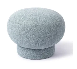 Clearance Jesper Home Poef Anoo 55cm, kleur Blue Dust Blossem / Copper