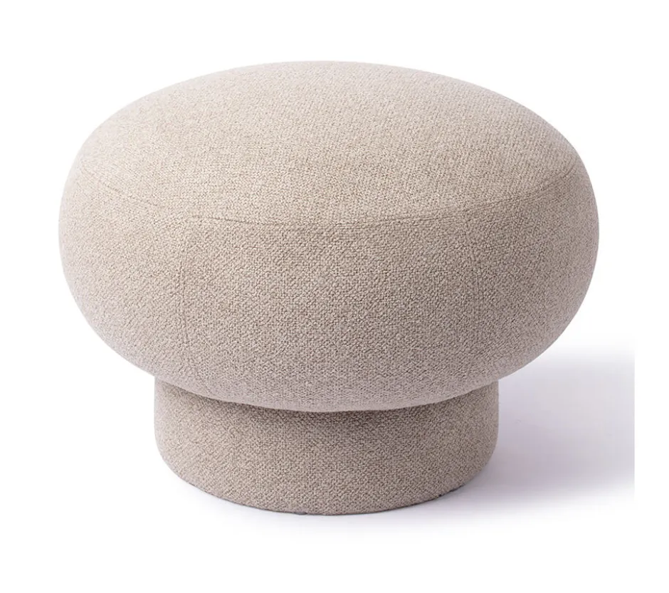 Jesper Home Poef Anoo 65cm, kleur Soft Sands Soft Sage