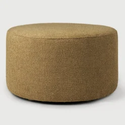 Discount Ethnicraft Poef Barrow Structuurstof, 60cm