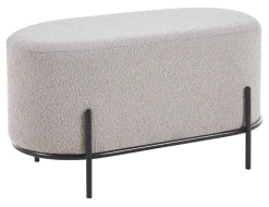 Artistiq Living Poef Imberly Bouclé, 80 x 40cm