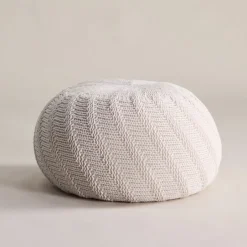 Hot Nohr Poef Jeramie kleur Crème Cru00e8me