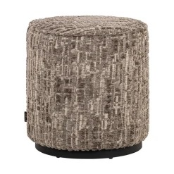 Clearance Richmond Interiors Poef Lexie Geweven stof, 45cm